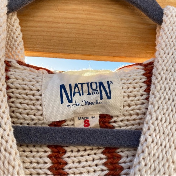 Nation LTD Baja hoodie style sweater - Picture 2 of 3